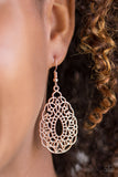 Wisteria Histeria-Rose Gold Earrings